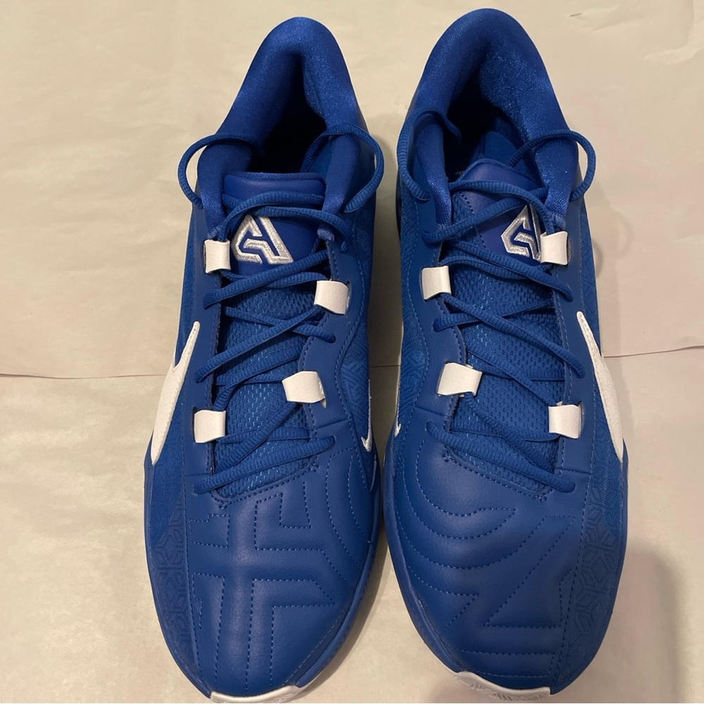 NEW Nike Zoom Freak 5 TB Low 'Blue/White' Mens Size 14  Basketball DZ2946-400